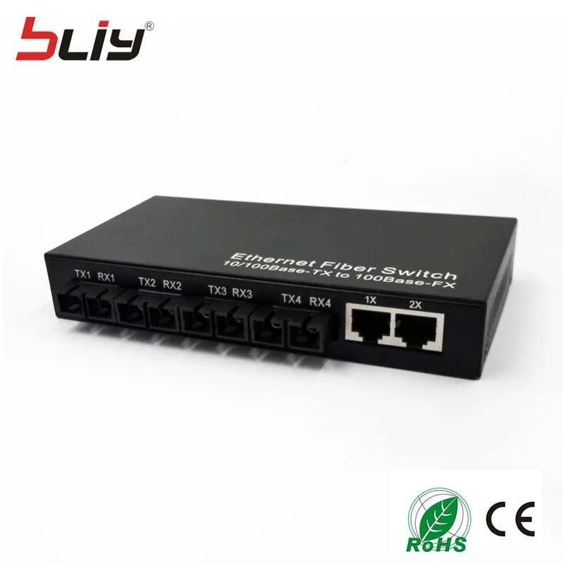 bilder für 4 fiber port vlan dip-schalter 10/100 Mbps dual faser zu 2 rj45 faser optische zu ethernet networking dip-schalter media konverter bilder für 4 fiber port vlan dip-schalter 10/100 Mbps dual faser zu 2 rj45 faser optische zu ethernet networking dip-schalter media konverter
