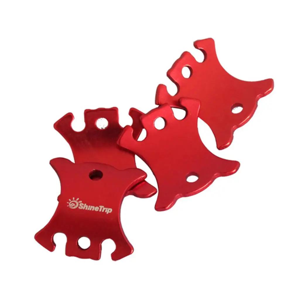 

5pcs Aluminum Alloy Quick Release Tent Rope Stoppers Outdoor Camping Shelter Awning Wind Rope Adjuster Tent Rope Tighteners