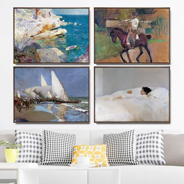 Paintings by Joaqun Sorolla Printed on Canvas 5