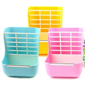 

Plastic Pet Rabbit Chinchillas 2 In 1 Feeder Bowls Small Animal Supplies