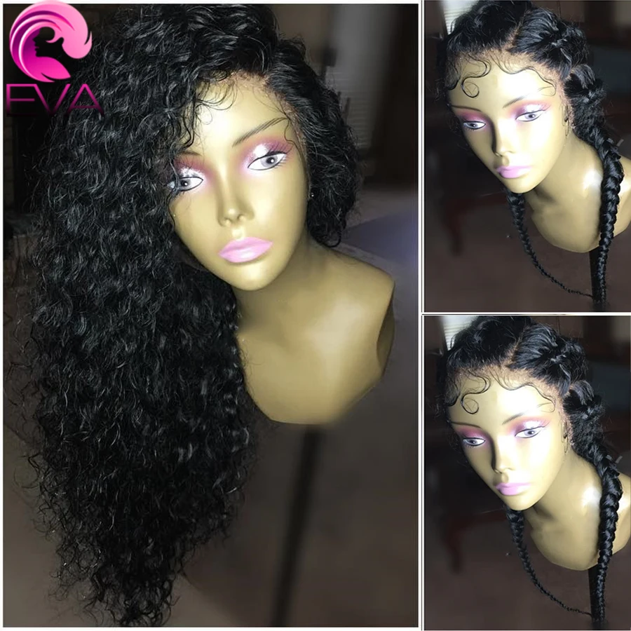 8A Glueless Full Lace Wig Brazilian Virgin Hair Lace Front Human Hair Wig Deep Curly Full Lace Human Hair Wigs For Black Women 