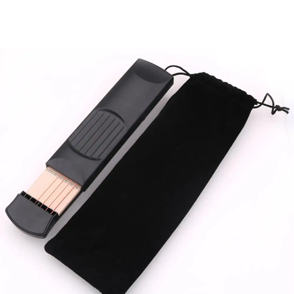 

2019 New Pocket Guitar 4/6 Fret Strings Model Wooden Practice Guitar Trainer Tool for Beginners Dropshipping