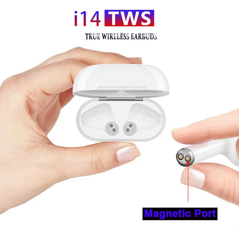 TWS-i14 Bluetooth 5,0 наушники TWS беспроводные наушники Blutooth наушники гарнитура спортивные наушники игровая гарнитура