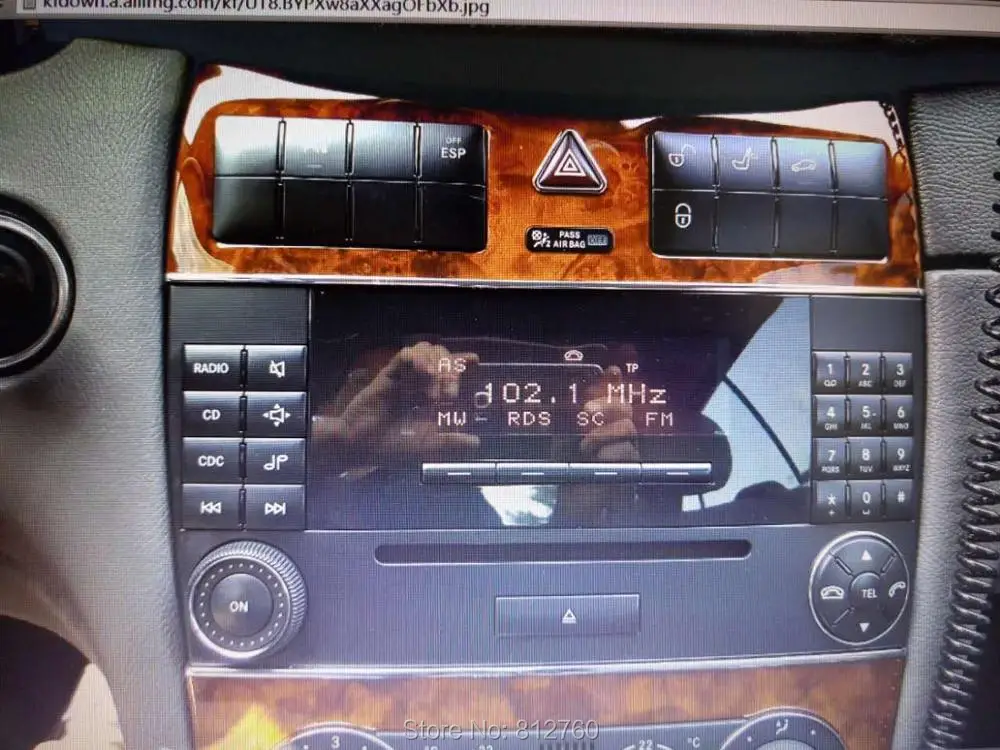 Cheap Android 6.0 Quad Core 2 din 8.8" HD 1280*480 Car DVD GPS Player Radio For Mercedes Benz CLK W209 2006-2011 CLS W219 2006-2008 5