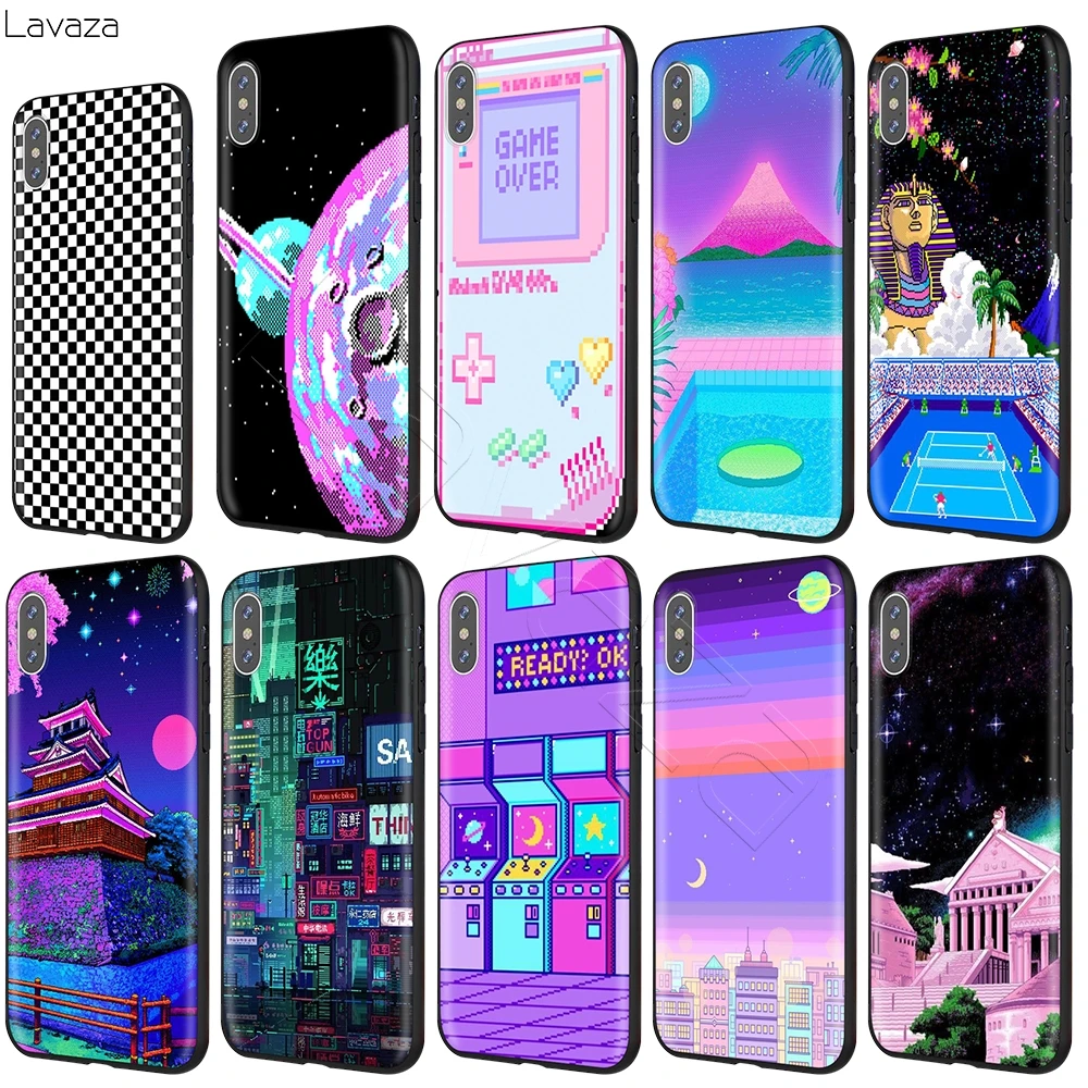 Lavaza Art Pixel Aesthetic Case For Iphone 12 Mini 11 Pro Xs Max Xr X 8 7 6 6s Plus 5 5s Se Phone Case Covers Aliexpress
