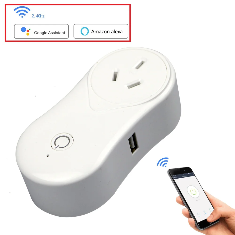 

Smart home remote control plug Australian plug smart socket timing plug For graffiti plug wifi Intelligent remote product