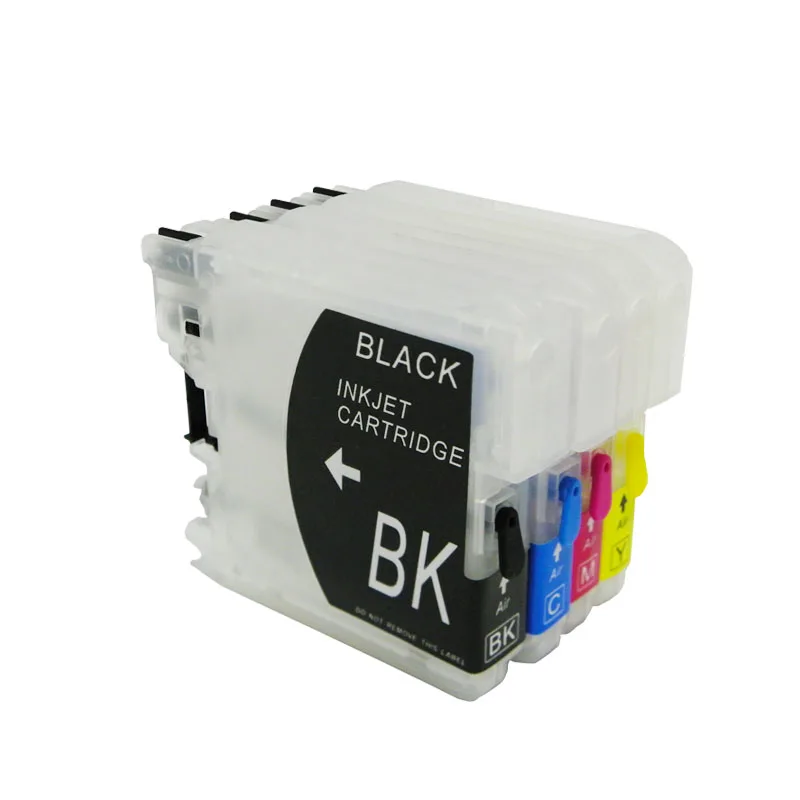 LC38 чернильный картридж для принтера Brother DCP J140W 145C 165C 185C|ink cartridge|refillable ink cartridgesempty