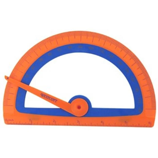Acme ACM14371 Anti Bacteria Kids Soft Touch Protractor