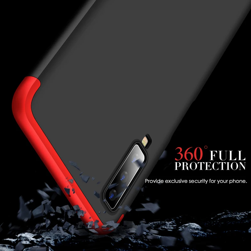 

360 Full Protective Phone Case For Samsung Galaxy S10 S9 S8 Plus S6 S7 Edge Matte PC Shockproof Cover For Samsung Note 9 8 Cases