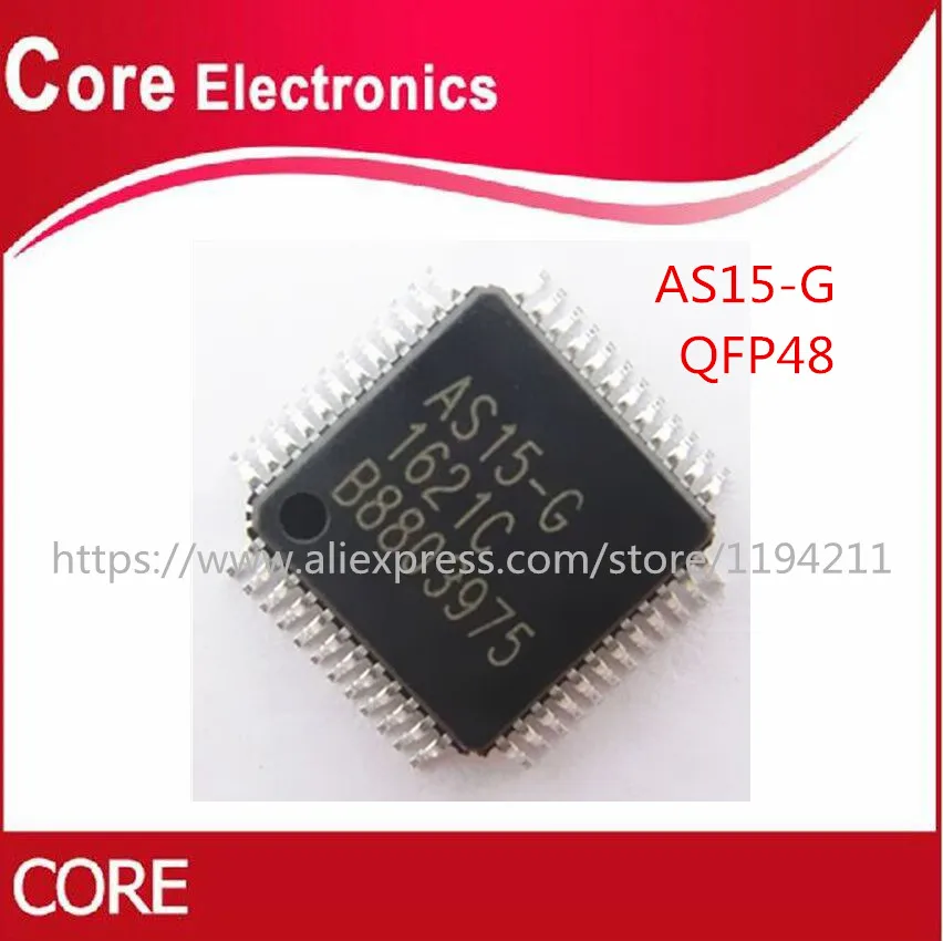 100pcs AS15 G AS15G QFP48 LCD Chip IC 100% Новый оригинальный|Интегральные схемы| |
