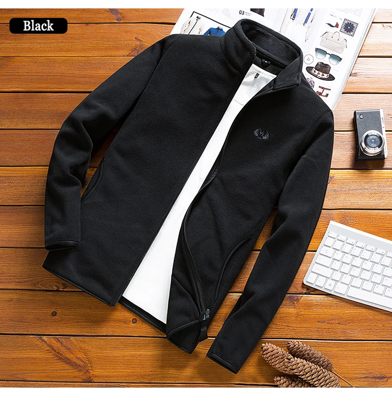 Îmbrăcăminte de stradă bărbați fleece tactice softshell jachetă militară varsity îmbrăcăminte sportivă turism munte camping paltoane bărbați armată_voghion.com