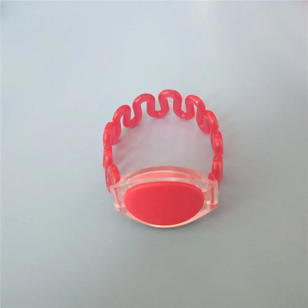 

IC Card Watch Card 13.56 MHz IC FM1108 Chip Silicone bracelet Wristbands Waterproof Hand Card 1Pcs/lot