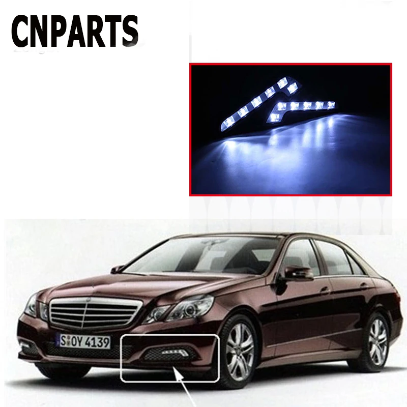

CNPARTS 2pcs Car DRL LED Daytime Running Lights Fog Lamp For Kia Rio 3 Ceed Toyota Corolla 2008 Avensis C-HR RAV4 Mazda 3 6 CX-5