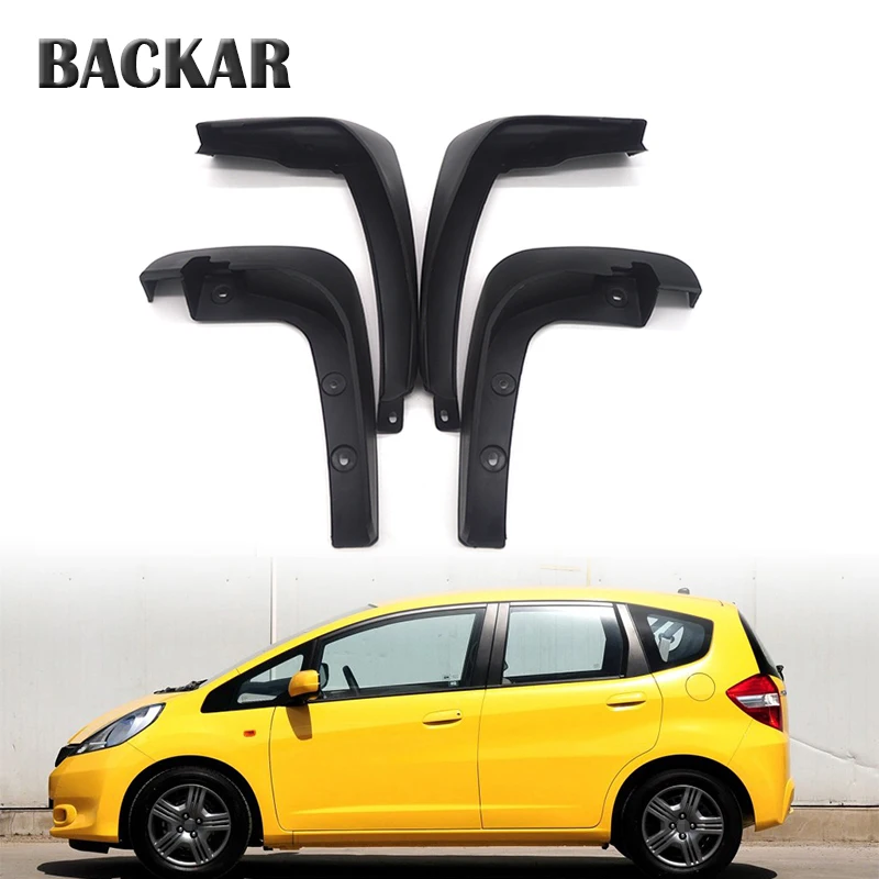 Backar 1 компл./4 шт. автомобиля Передние Задние брызговики для Honda Fit/Honda Jazz 2011 2012 2013 хэтчбек аксессуары брызговики крылья