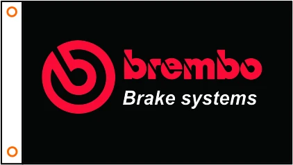 Флаг автомобиля brembo баннер 3ftx5ft полиэстер 03