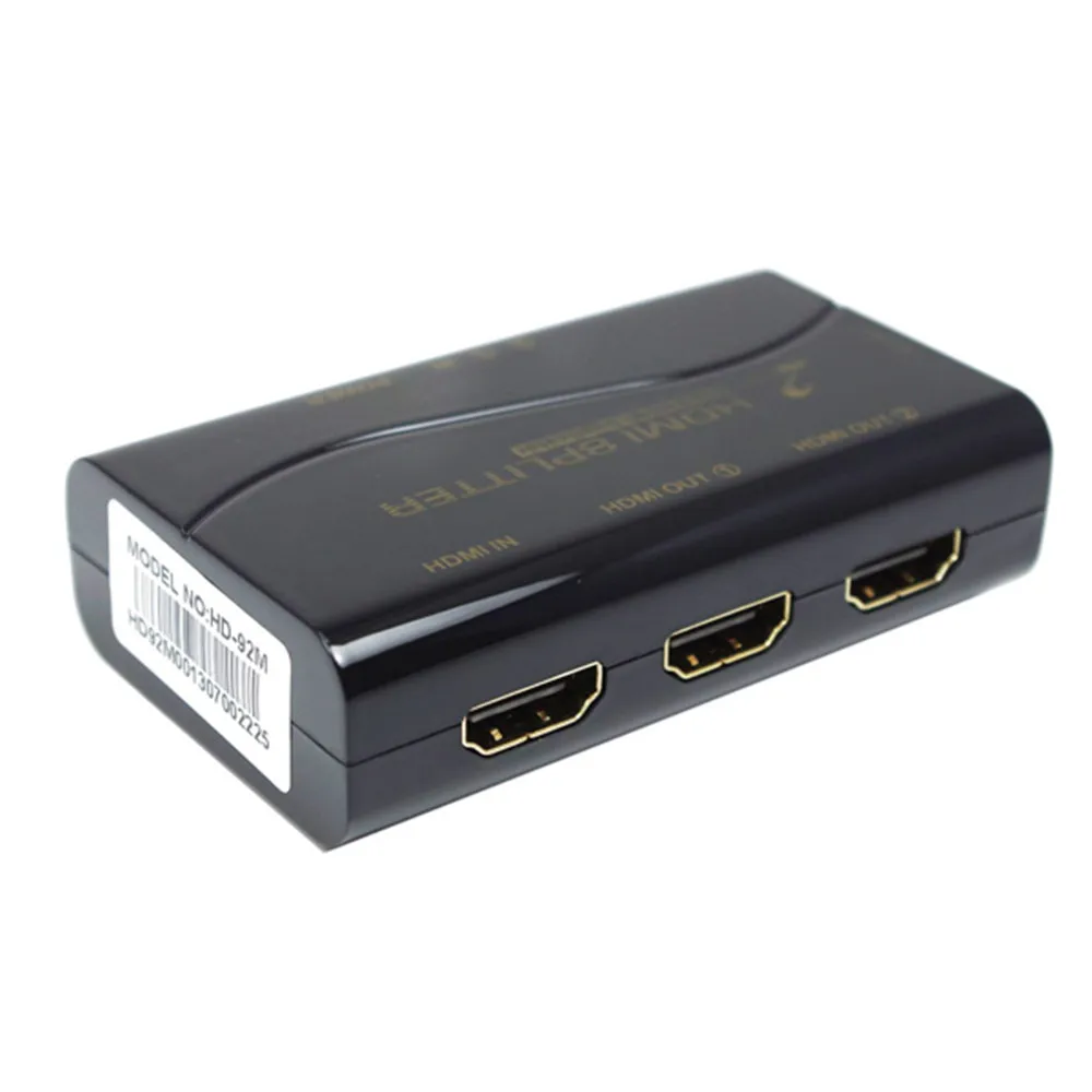 Ckl hd-92m 1*2 2 Порты и разъёмы HDMI Splitter Поддержка 1.4 В 3D 1080 P для ПК Мониторы DV DVR HDTV XBOX PS3 PS4