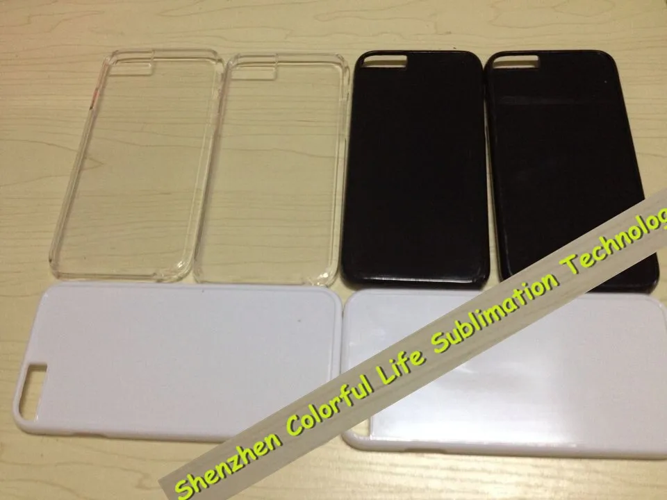 case for iphone 7 Mobile housings 2D Blank Cover for iPhone 6 6s with white insert for iPhone6/6s Sublimation case heat press transfer 200pcs/Lot phone cases for iphone 8