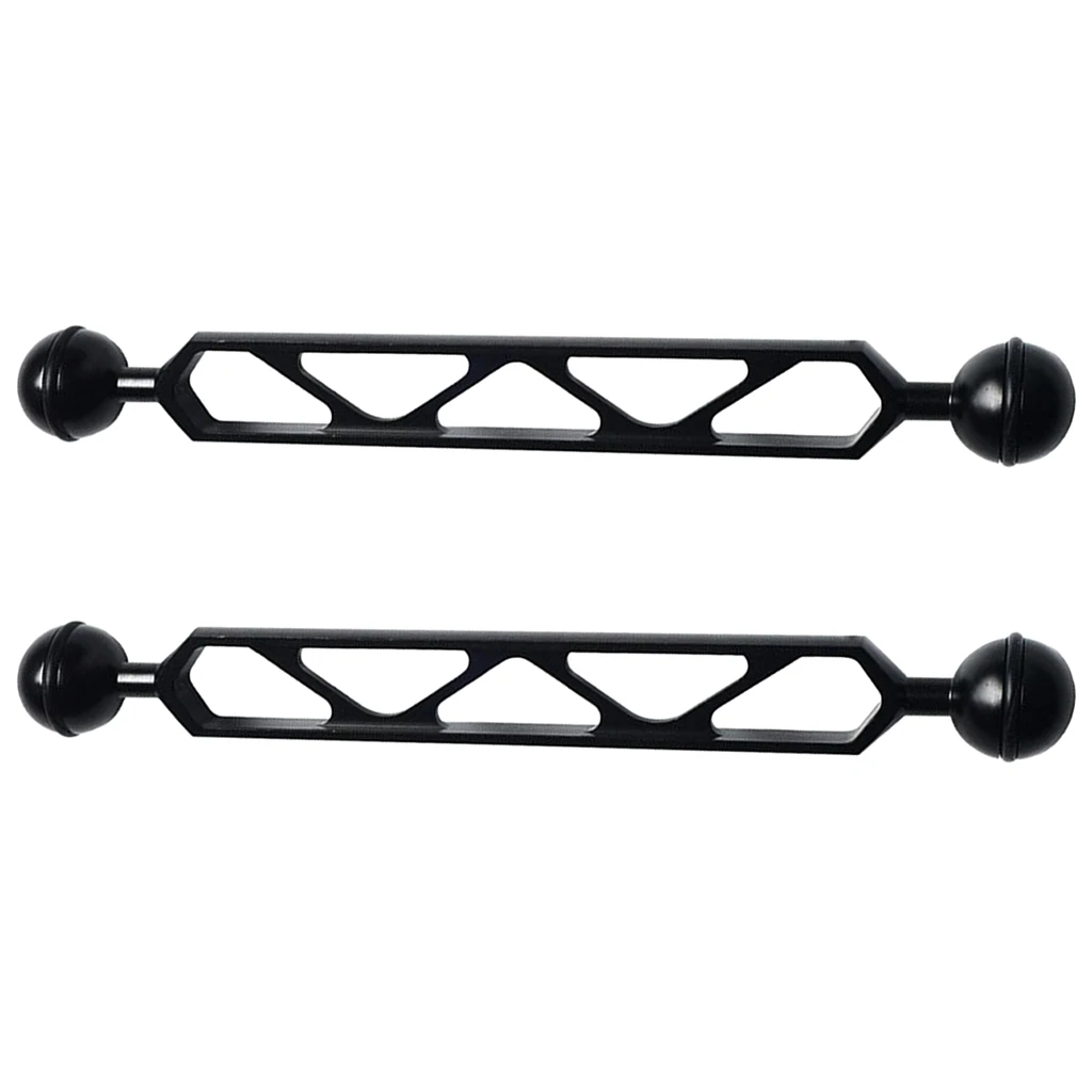 

2Dual Ball Diving Ball Joint Arm Connector Clamp Mount For Underwater Camera Dual Ball Joint Arm Connector