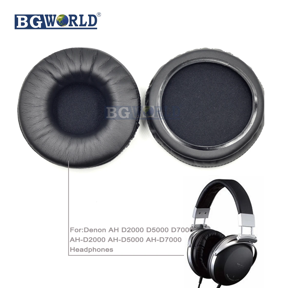 Густые протеиновые амбушюры BGWORLD подушка из пены для наушников Denon AH D2000 D5000 D7000 |