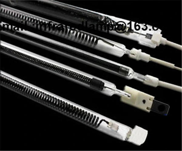 

IR radiant halogen heater element medium wave infrared heating quartz lamp