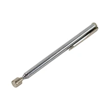 Hot Magnetic Pick Up Rod Stick Extending Magnet Portable Telescopic Easy Rod Handheld Tool Silver mini real stick neodymium imanes led pick up tool telescopic magnetic magnet tool for picking up nuts and bolts