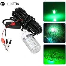 108 светодиодный водонепроницаемый рыболовный свет глубоководный Подводный фонарь для ночной рыбалки приманка наживка Finder Подводное рыбопоисковое устройство лампа