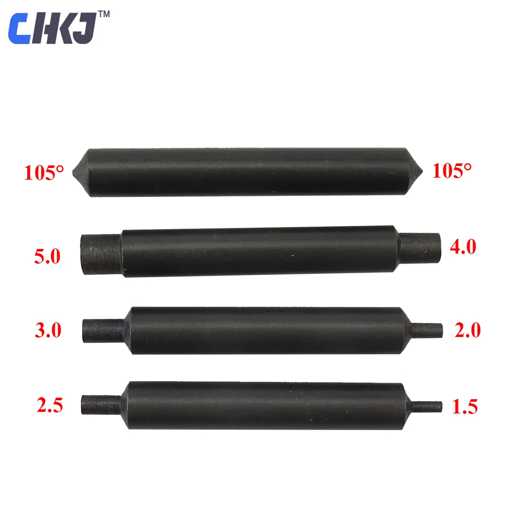 CHKJ вертикальный ключ для резки направляющие булавки слесарные принадлежности 1,5 мм-2,5 мм 2,0 мм-3,0 мм 4,0 мм-5,0 мм 105 градусов два боковых сверла