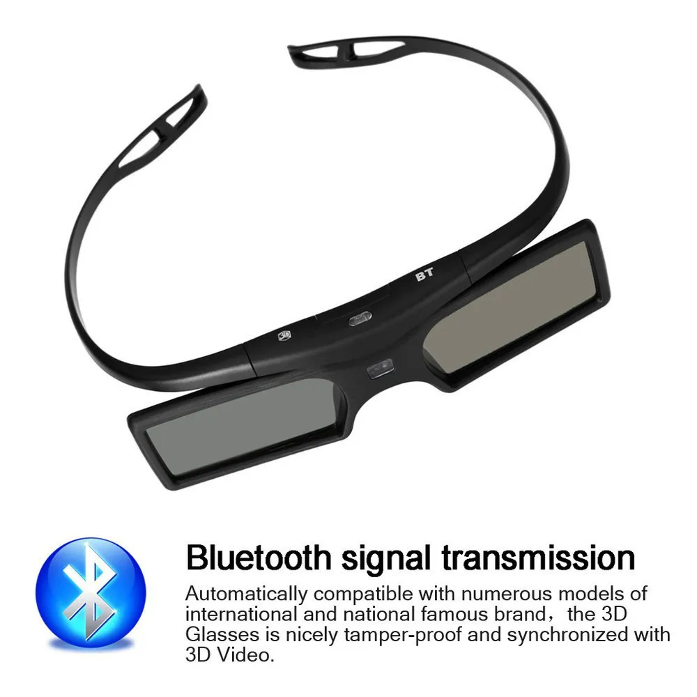 2 шт/лот Bluetooth 3D затвор активные очки для Samsung Panasonic для sony 3D tv универсальные ТВ 3D очки для проектор epson