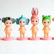 Sony qube angel встряхнул головой Кукла мультфильм животное выхлопное украшение для труб игрушка kewpie 6 шт./партия