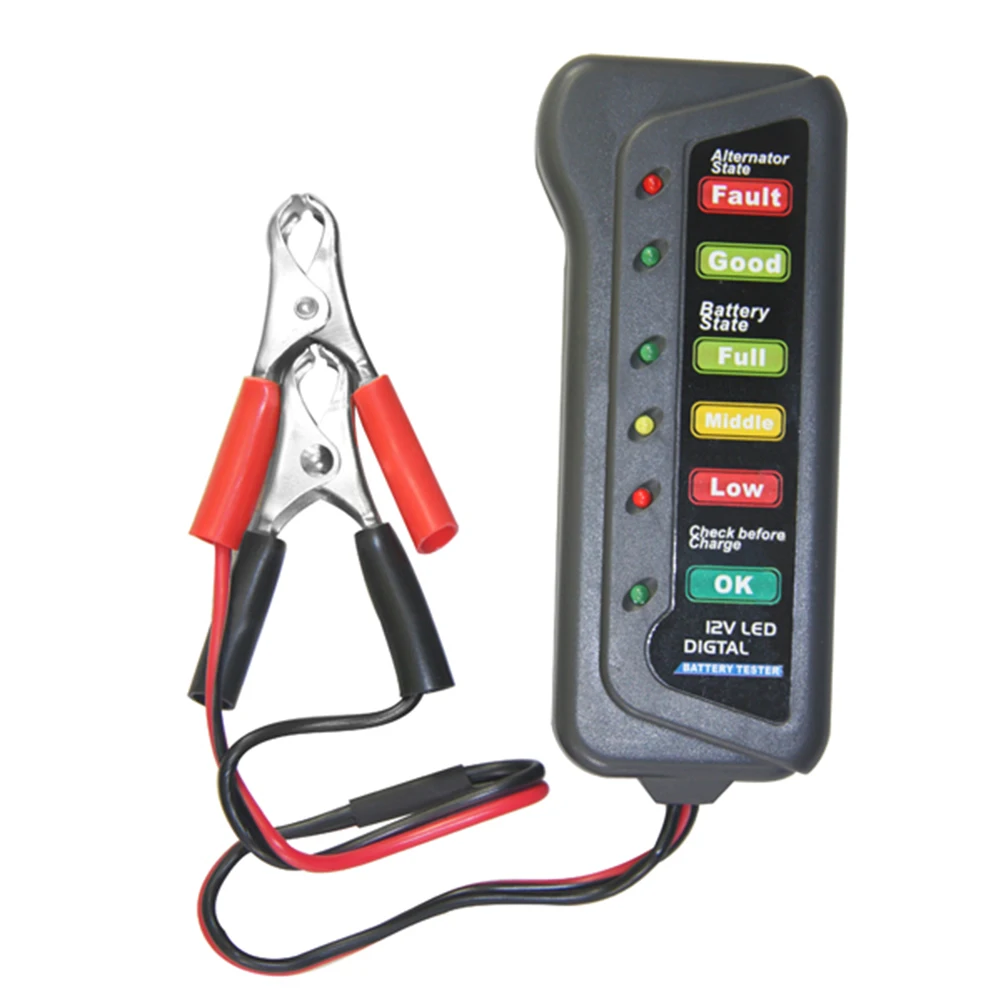 Battery Tester Digital Capacity Tester Checker For 12V Battery Power Supply Tester font b Measuring b