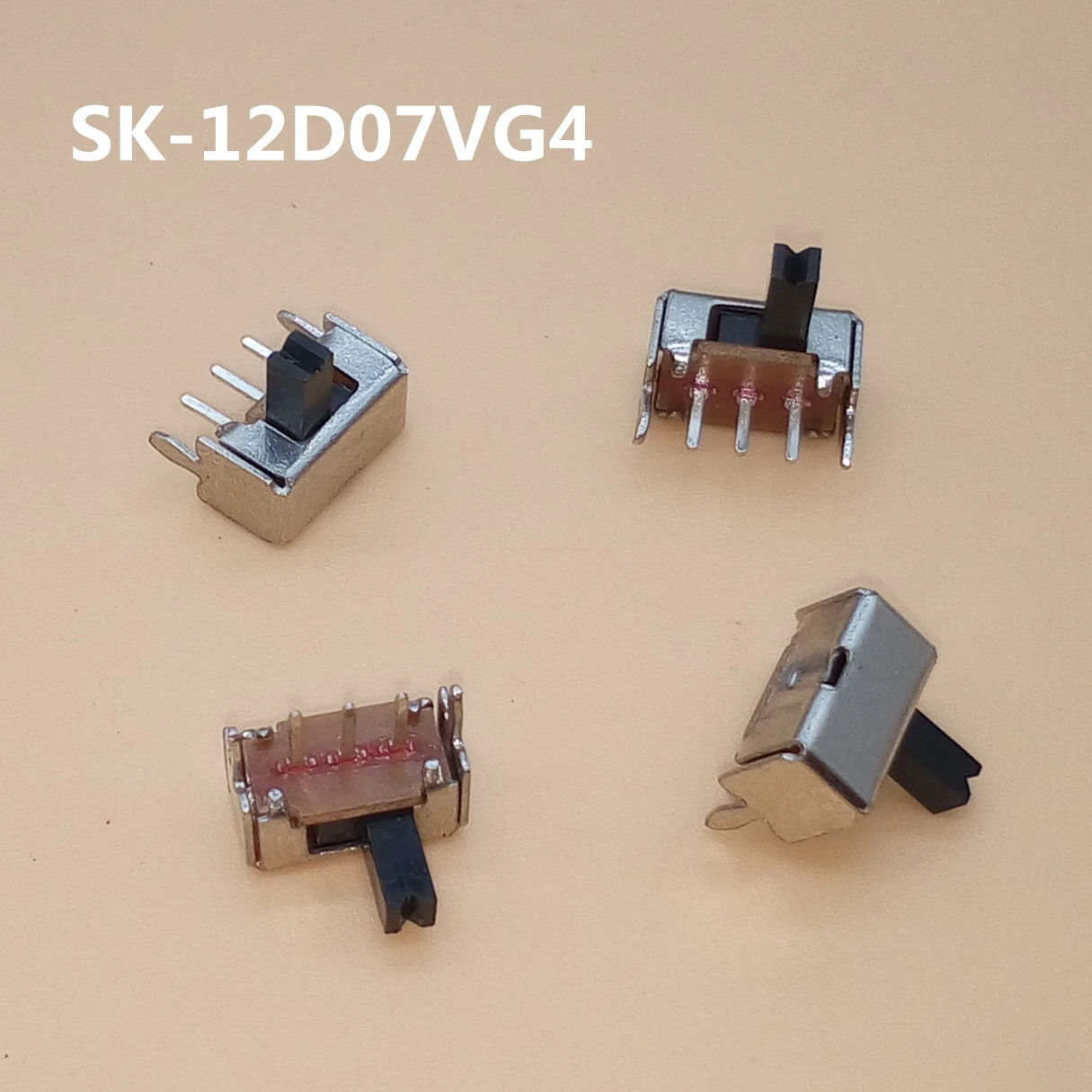 

20Pcs SK12D07VG4 3 Pin PCB 2 Position 1P2T SPDT Miniature Slide Switch Side Knob