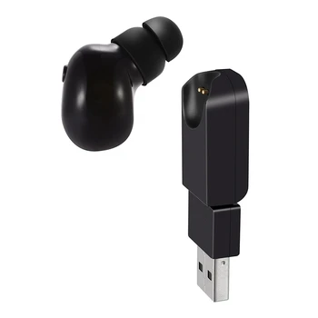

Mini Bluetooth Headset,Smallest Wireless Invisible Earbud Headphone with Mic, Smaller than S530 Q26 Earbud - [Black]