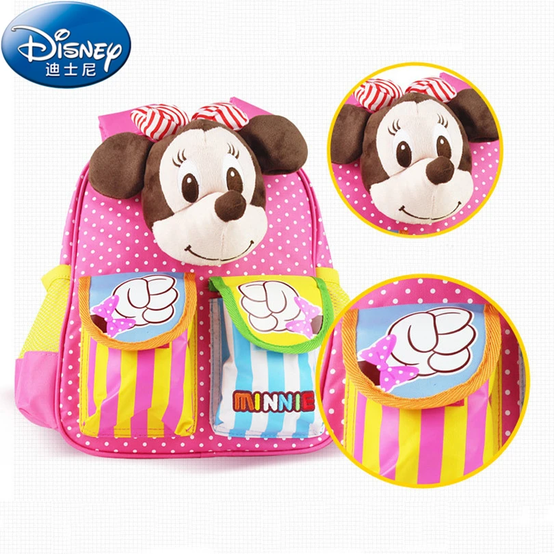 Disney 2018 Микки и Минни Детские рюкзаки Детский сад Школьный дети рюкзак детей