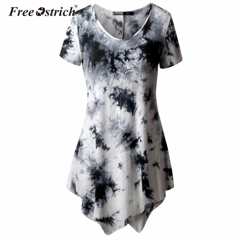

Free Ostrich T-Shirt Women 2019 Summer Print Slim Short Sleeve O-Neck Casual Plus Size Women Tops Ladies Tees Tops A3030