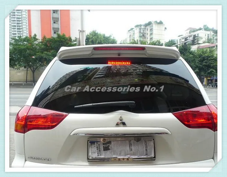 PAINT SPOILERS ABS CAR REAR WING TRUNK LIP SPOILER FOR Mitsubishi