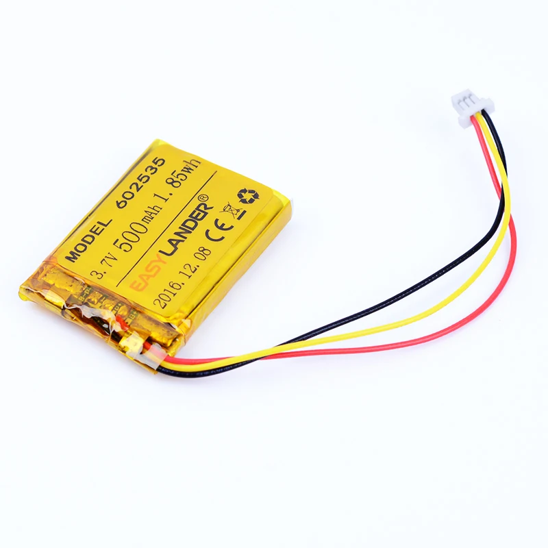 602535 3.7 V 500 mAh Akumulator litowo Polimerowy Akumulator litowo ...