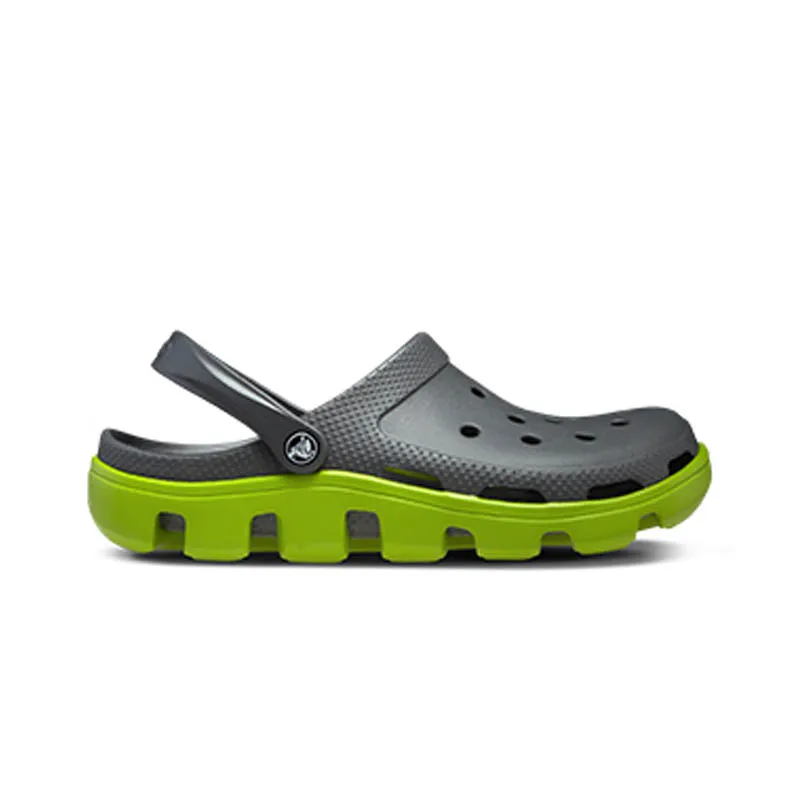 CROCS Duet Sport Clog for Unisex Non-slip Outdoor Sandals Women Men Beach crocs-shoes Green Soled Breathable Slippers