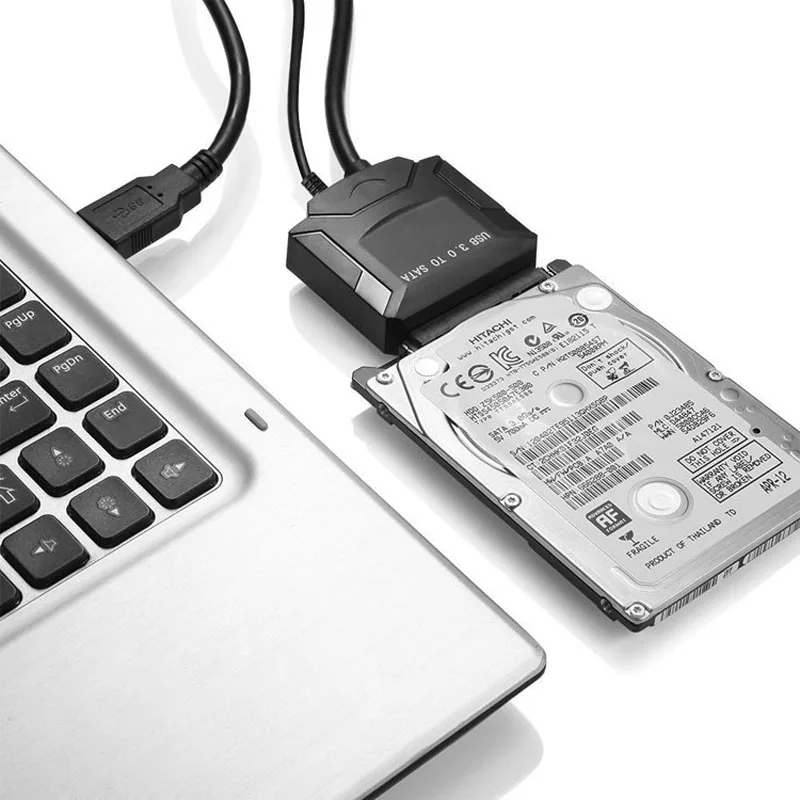 Adaptateur USB vers HDD IDE & SATA + Alimentation - Trademos