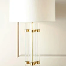 Креативная настольная лампа Современный художественный металлический прикроватный светильник гостиничный гостиная офисный светильник