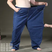 Big Size Jeans Men 52 54 56 58 60 200KG Clothes Trousers Homme Man Stretch Straight Pants Denim Blue Plus Jean Brand Hombre Pant Big Size Jeans Men 52 54 56 58 60 200KG Clothes Trousers Homme Man Stretch Straight Pants Denim Blue Plus Jean Brand Hombre Pant