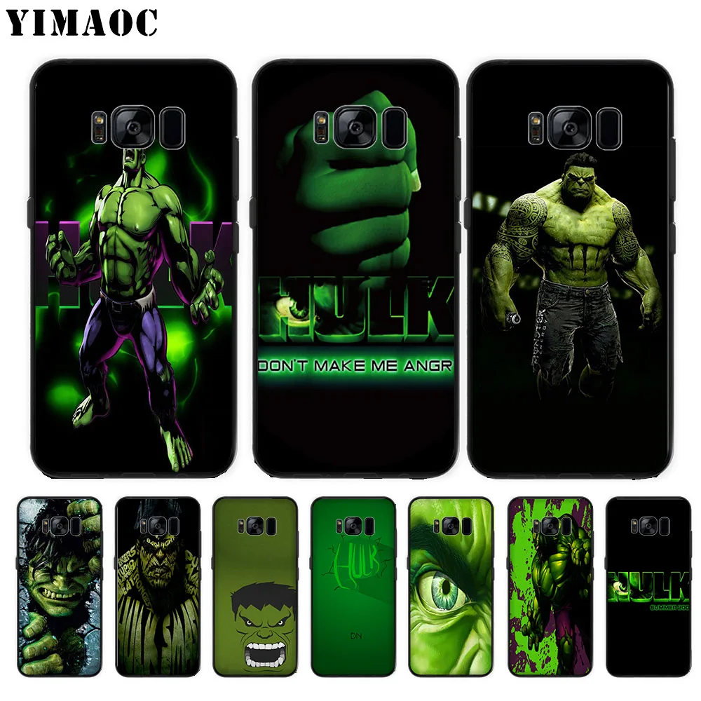 

YIMAOC hulk Soft Case for Samsung Galaxy S10 Plus S10e S6 S7 Edge S8 S9 Plus J6 M10 M20 M30