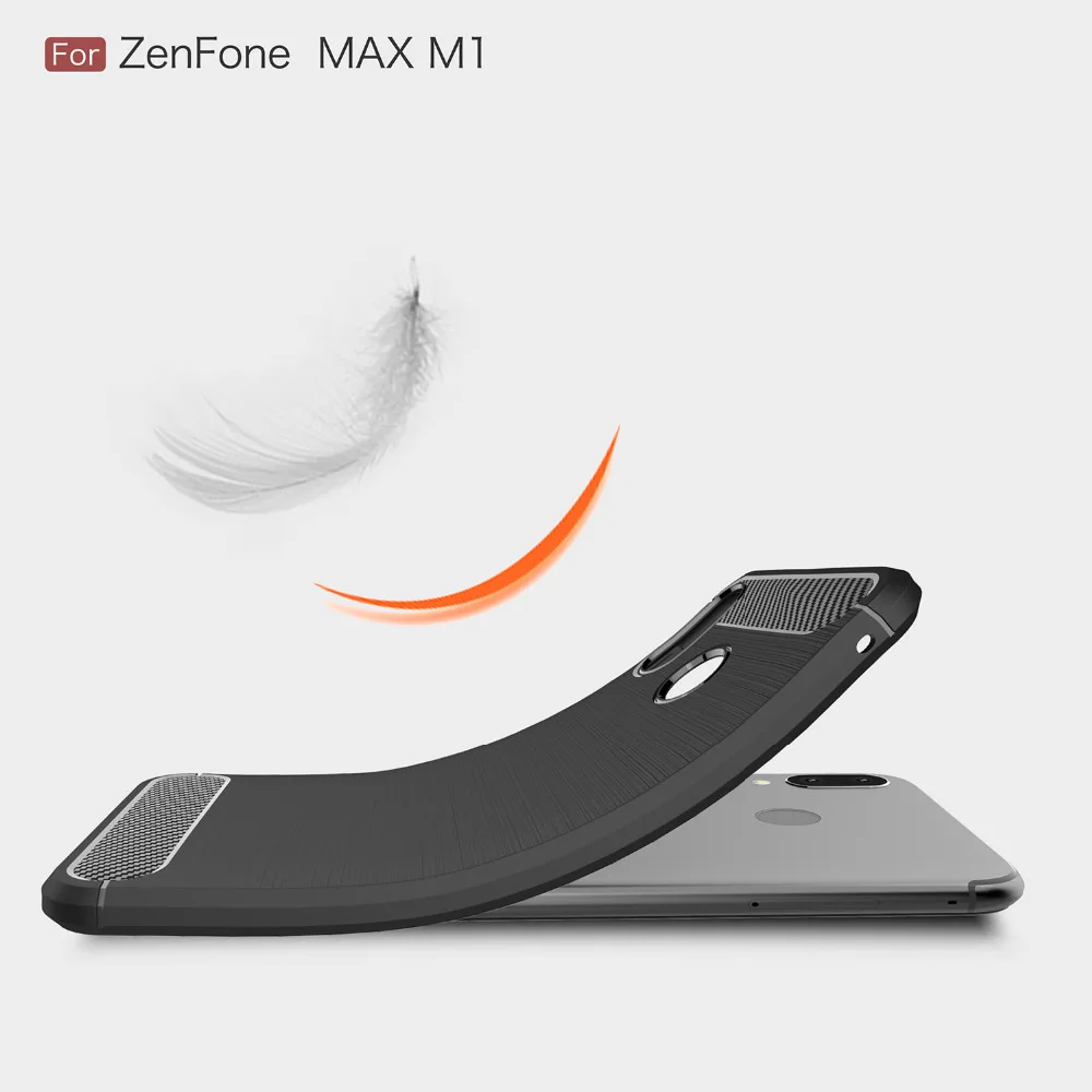 Чехлы для Asus Zenfone Max (M1) ZB555KL 5 дюйма мягкий силиконовый матовый чехол телефона