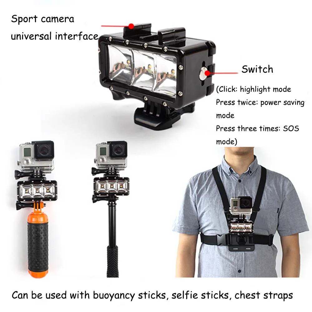 E3662-Waterproof LED Light for SJCAM-11