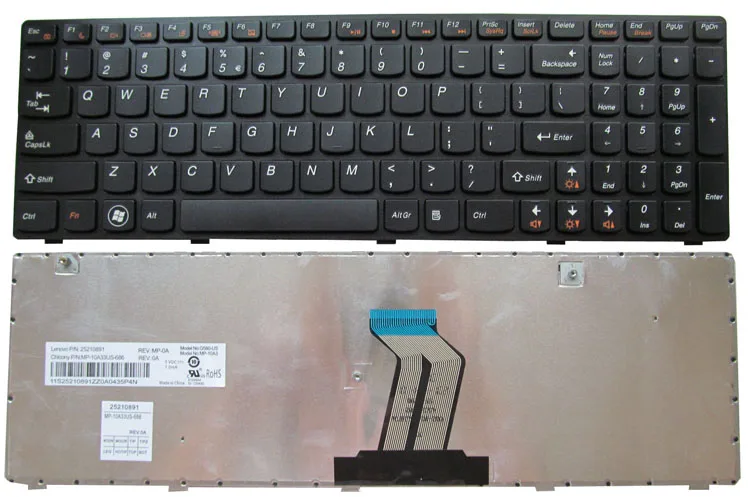 

Lenovo G580 Z580 V580 G580A V580A Z580A G580AH G580AM G580G G585 G585A G585AR RU BLACK FRAME keyboard