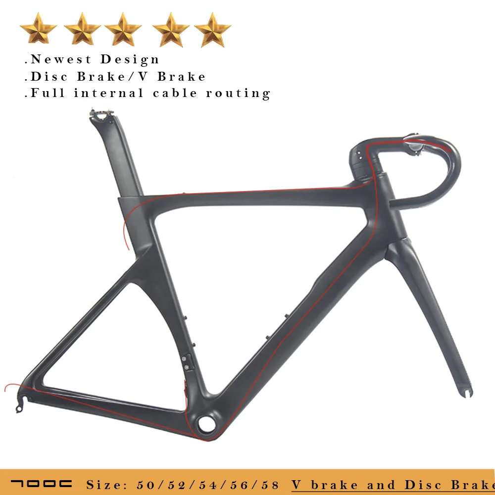 2018 Hot 700C*28C Max Tire Disc Brake Carbon Frame FM098 For Bicycle Race 2018 Hot 700C*28C Max Tire Disc Brake Carbon Frame FM098 For Bicycle Race