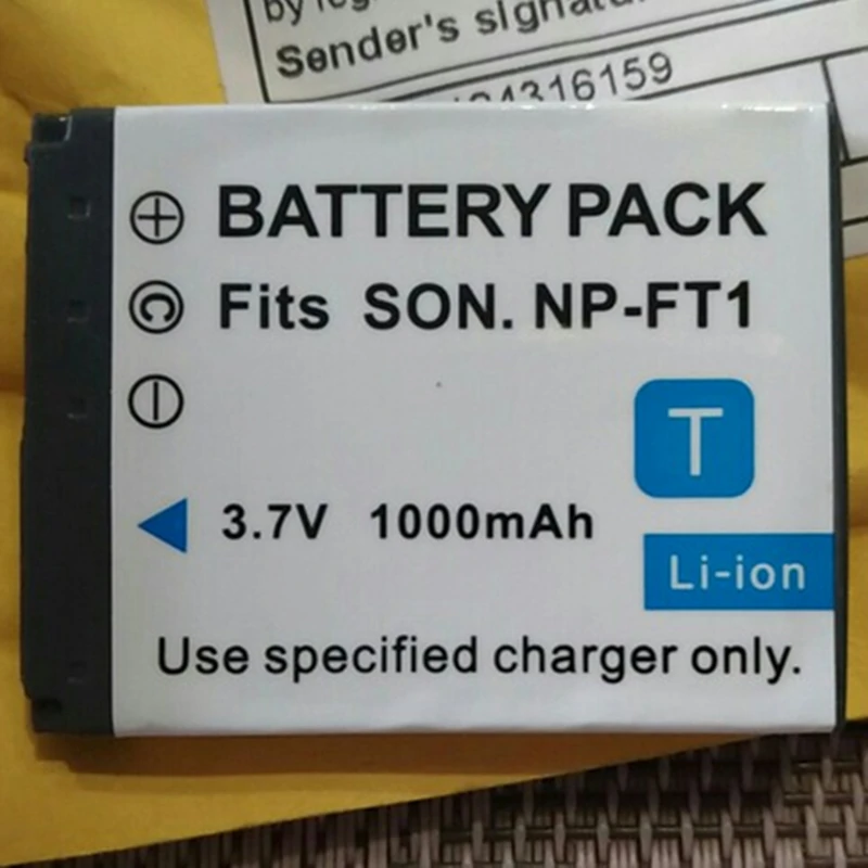 

NPFT1 NP-FT1 1000mAh Camera Battery for SONY DSC-T10 T9 T11 T33 M1 M2 L1 T5 PM078