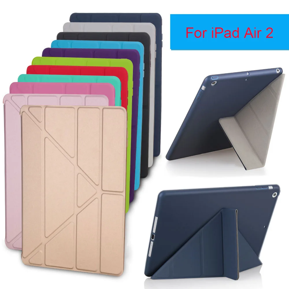 

Case for iPad Air 2,AIYOPEEN soft TPU full protection Case for iPad Air 2 cover shockproof and stand holder case