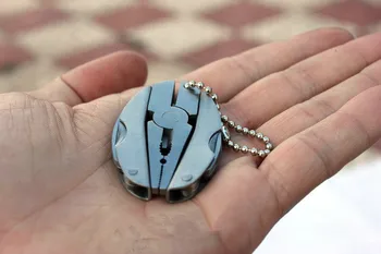 Cheap 300pcs/lot Portable Mini Multi Function Folding Pocket Purpose Plier Knife Keychain Screwdriver Foldable Tong Lin2263