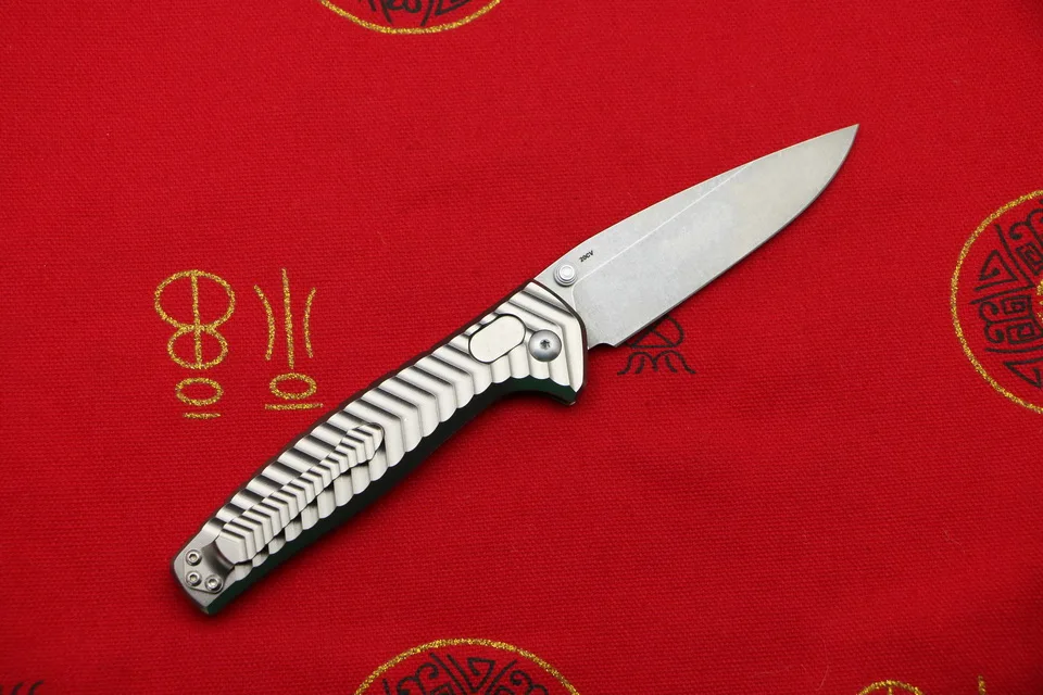 LOVOCOO Ограниченная серия, ось 781 D2, стальной складной нож с алюминиевой ручкой, походный карманный нож для выживания, охотничьи кухонные ножи, инструмент для повседневного использования