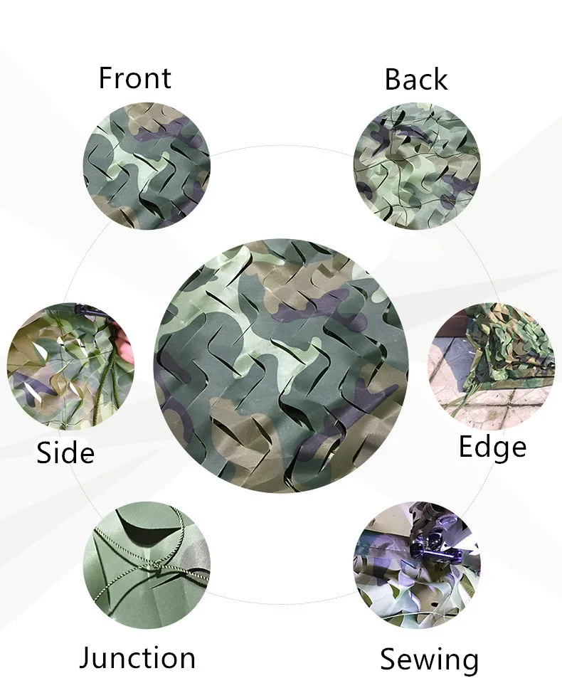 2x3 м Ткань Оксфорд камуфляж тенты Сетка Солнечные укрытия армейская маскировочная сетка для кемпинга Военная охотничья тент паруса пляжный лист